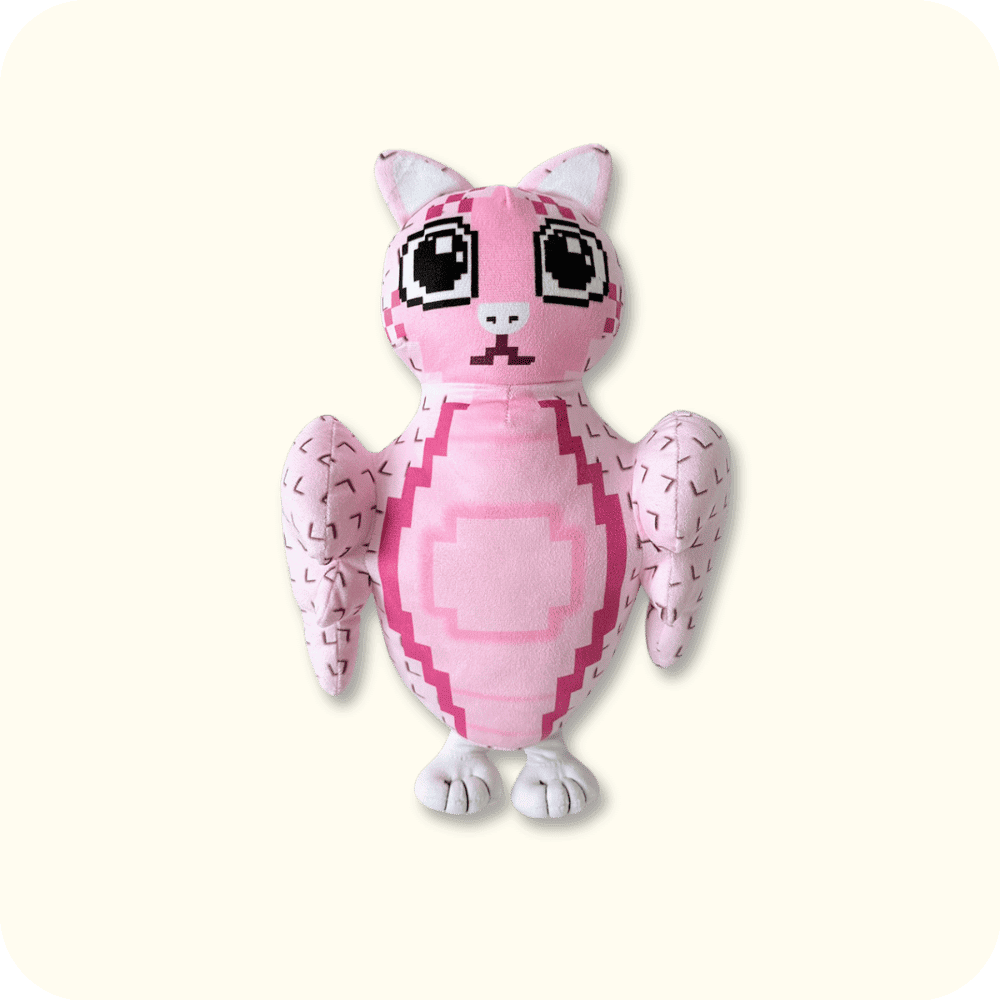 Meowl Plush Pink Meowl Plush Pink